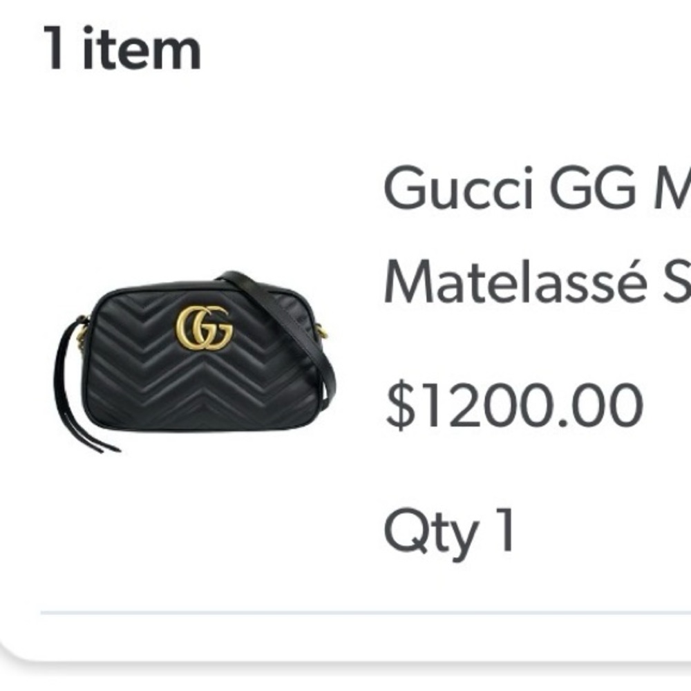 Gucci GG Marmont Quilted Leather Bag